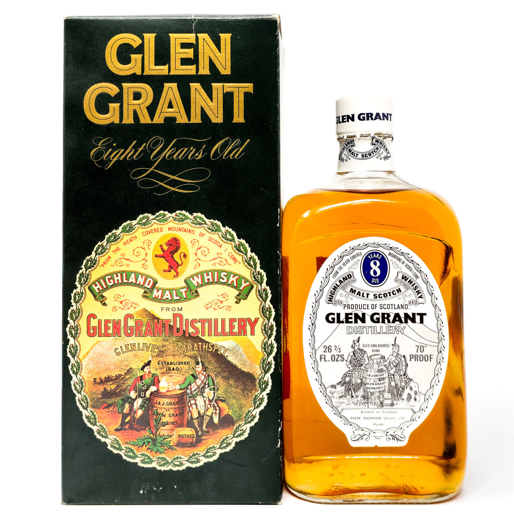 Glen Grant 8 Year Whisky - Rare Vintage Speyside Scotch