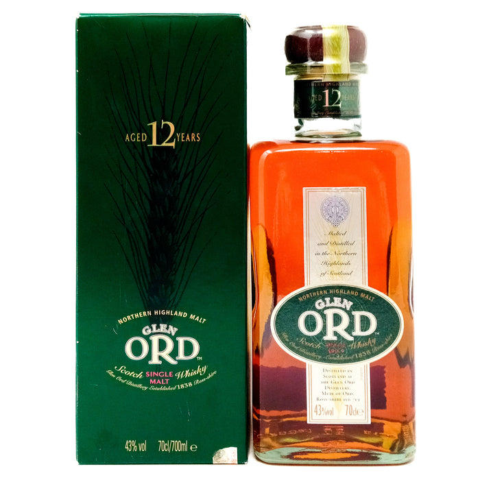 Glen Ord 12 Year Old Single Malt Scotch Whisky, 70cl, 43% ABV