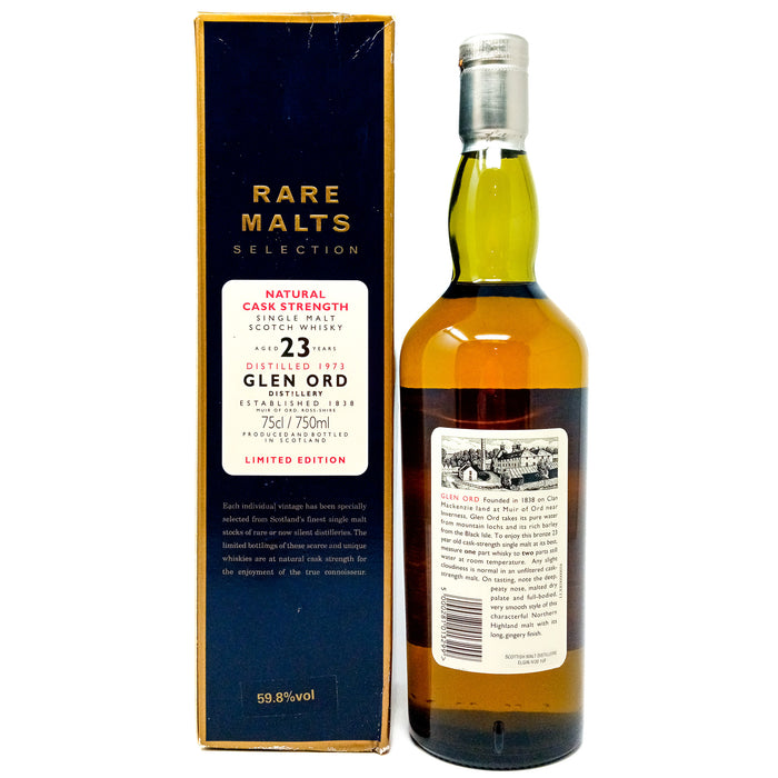 Glen Ord 1973 23 Year Old Rare Malts Selection Single Malt Scotch Whisky, 75cl, 59.8% ABV