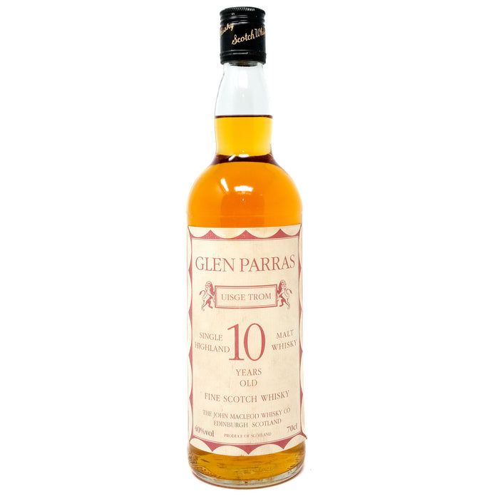 Glen Parras 10 Year Old Single Malt Scotch Whisky, 70cl, 40% ABV