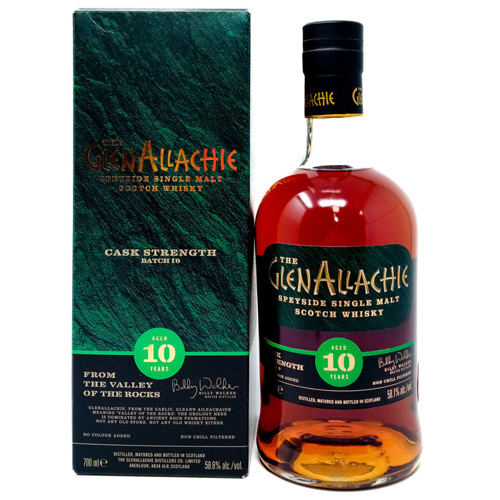 Glenallachie 10 Year Old Cask Strength Batch No.10 Single Malt Scotch Whisky, 70cl, 58.6% ABV