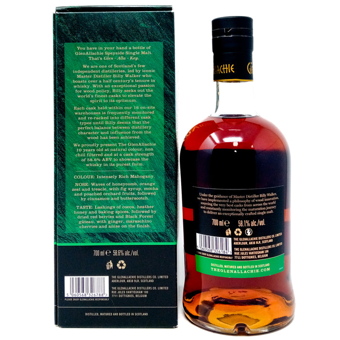 Glenallachie 10 Year Old Cask Strength Batch No.10 Single Malt Scotch Whisky, 70cl, 58.6% ABV