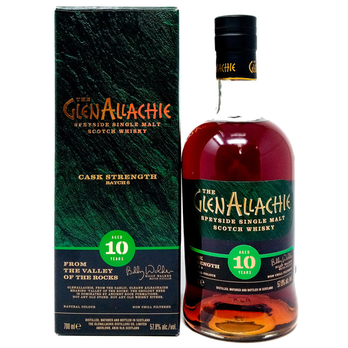 Glenallachie 10 Year Old Cask Strength Batch No.6 Single Malt Scotch Whisky, 70cl, 57.8% ABV