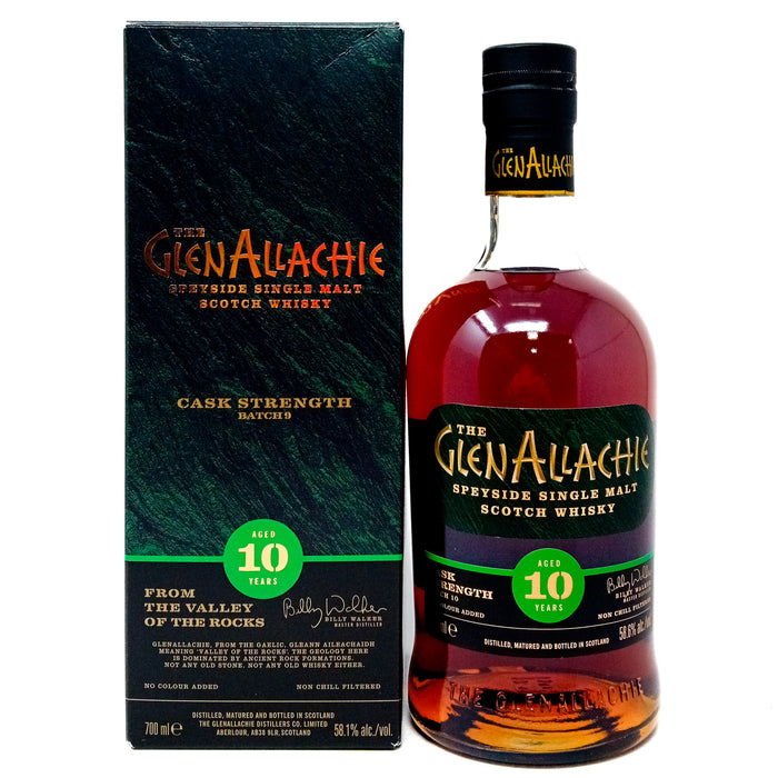 Glenallachie 10 Year Old Cask Strength Batch No.9 Single Malt Scotch Whisky, 70cl, 58.1% ABV