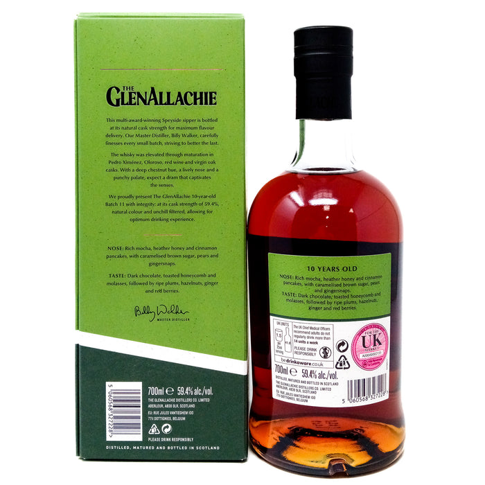 Glenallachie 10 Year Old Cask Strength Batch No.11 Single Malt Scotch Whisky, 70cl, 59.4% ABV