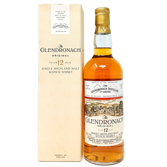 Glendronach 12 Year Old Original 1980s Previ Import, 75cl, 43% ABV