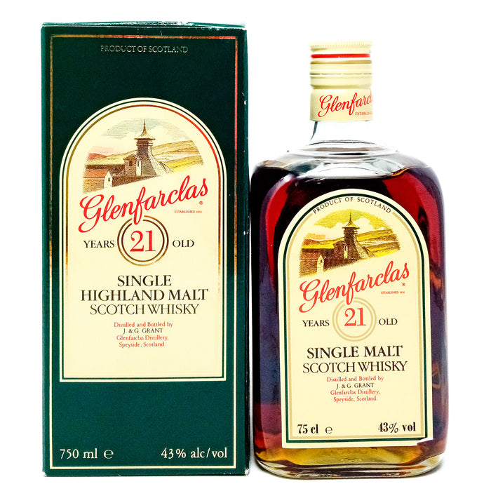 Glenfarclas 21 Year Old Single Malt Scotch Whisky, 75cl, 43% ABV