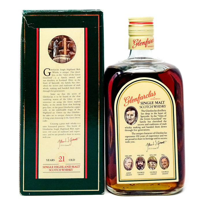 Glenfarclas 21 Year Old Single Malt Scotch Whisky, 75cl, 43% ABV