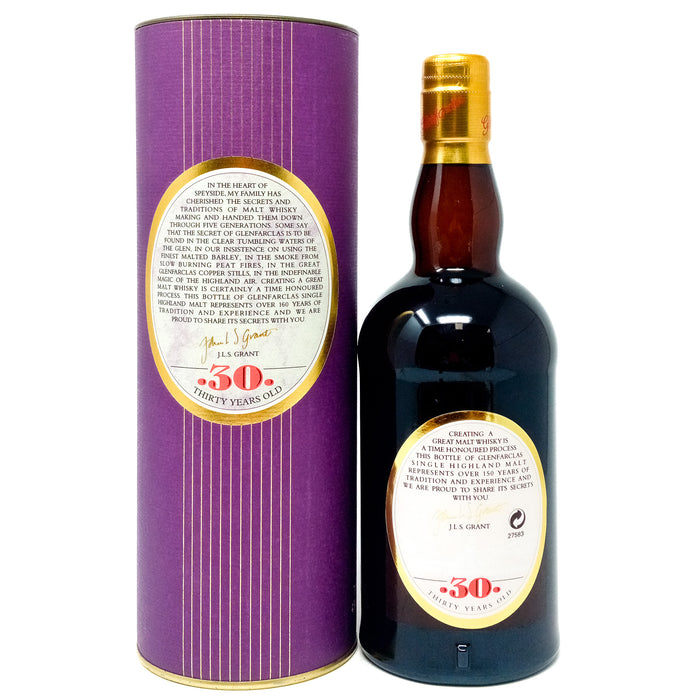 Glenfarclas 30 Year Old (Old Style) Single Malt Scotch Whisky, 70cl, 43% ABV