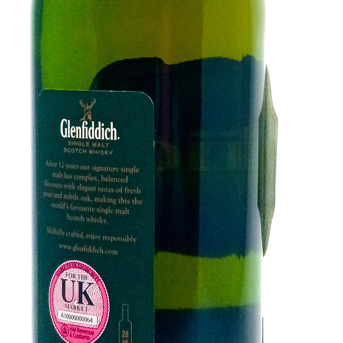 Glenfiddich 12 Year Old Single Malt Scotch Whisky, 70cl, 40% ABV