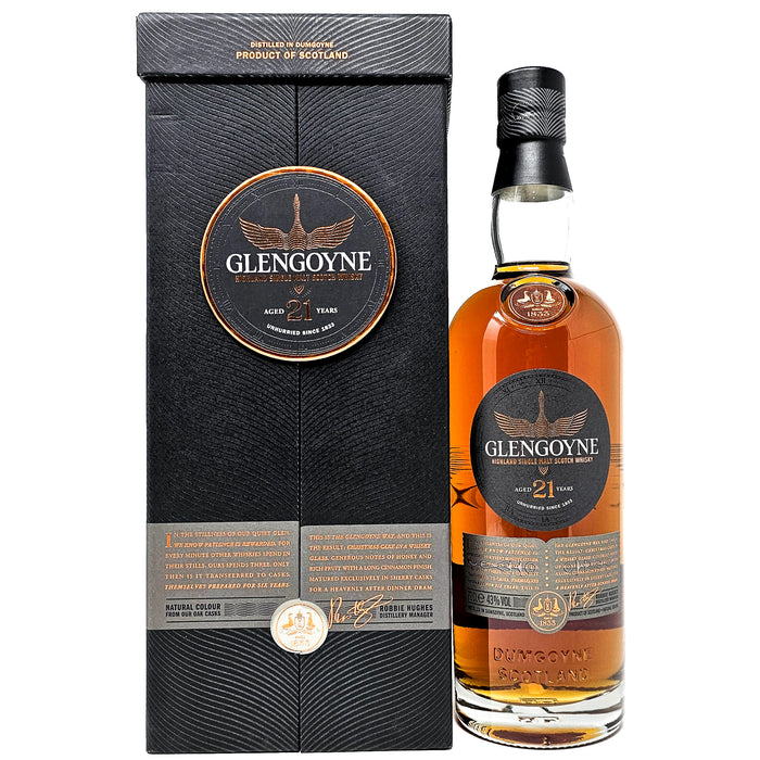 Glengoyne 21 Year Old Single Malt Scotch Whisky, 70cl, 43% ABV