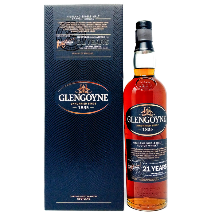 Glengoyne 21 Year Old Single Malt Scotch Whisky, 70cl, 43% ABV