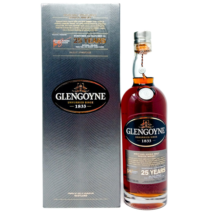 Glengoyne 25 Year Old Single Malt Scotch Whisky, 70cl, 48% ABV