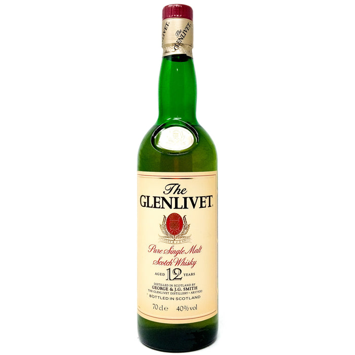 Glenlivet 12 Year Old Single Malt Scotch Whisky 70cl, 40% ABV