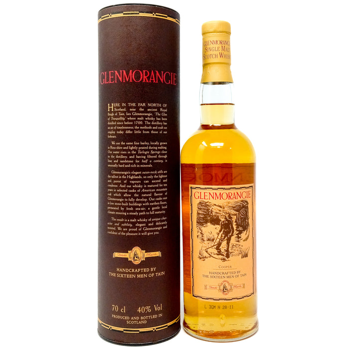 Glenmorangie 10 Year Old Single Malt Scotch Whisky, 70cl, 40% ABV