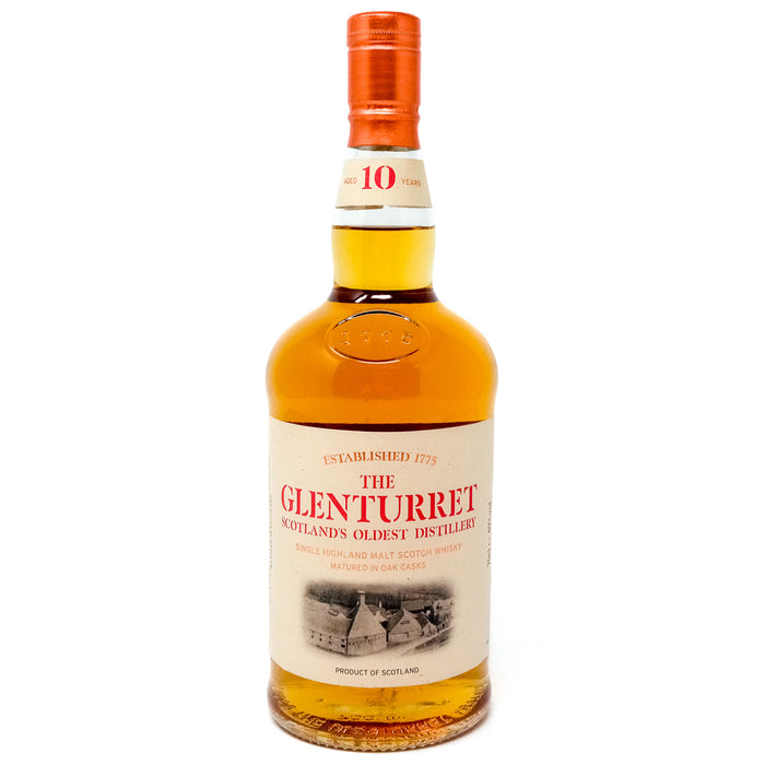 Glenturret 10 Year Old Single Malt Scotch Whisky, 70cl, 40% ABV