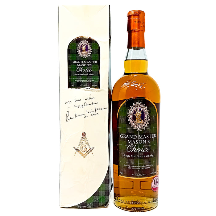 Grand Master Mason's Choice 10 Year Old Single Malt Scotch Whisky, 70cl, 46% ABV