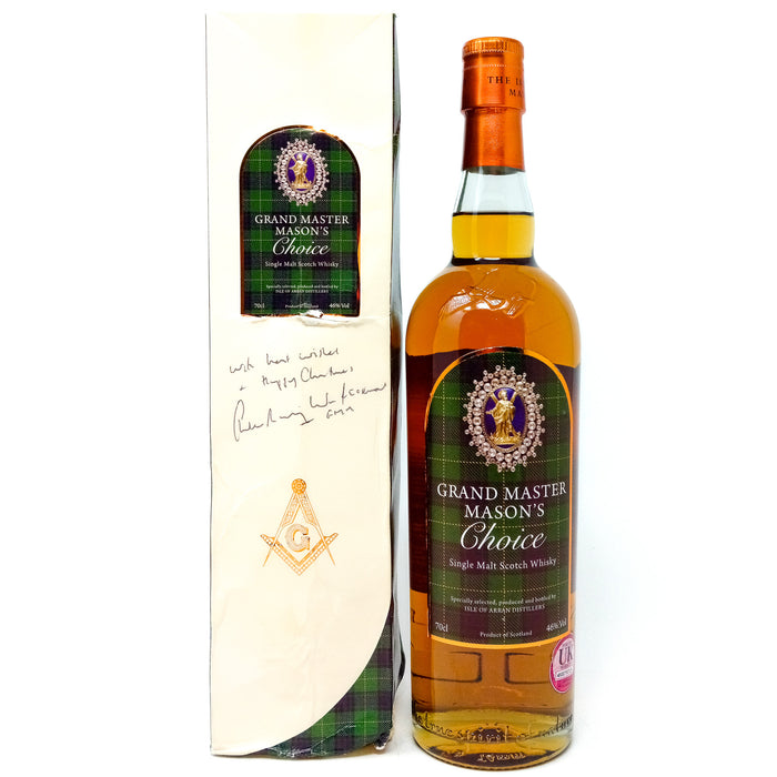 Grand Master Mason's Choice 10 Year Old Single Malt Scotch Whisky, 70cl, 46% ABV