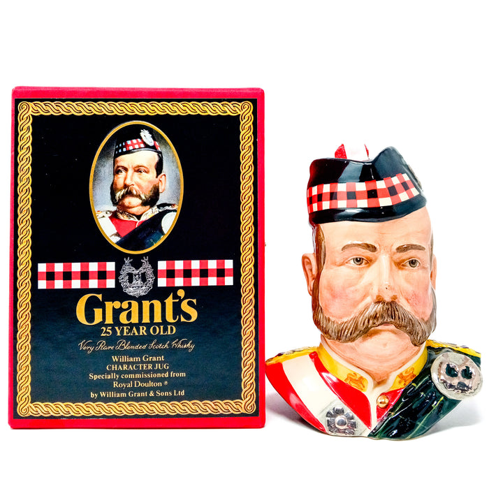 Grant's 25 Year Old Royal Doulton Decanter 1980s Blended Scotch Whisky, 75cl, 43% ABV