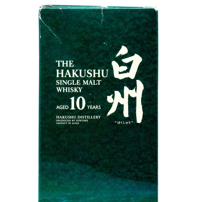 Hakushu 10 Year Old Single Malt Japanese Whisky, 70cl, 40.5% ABV