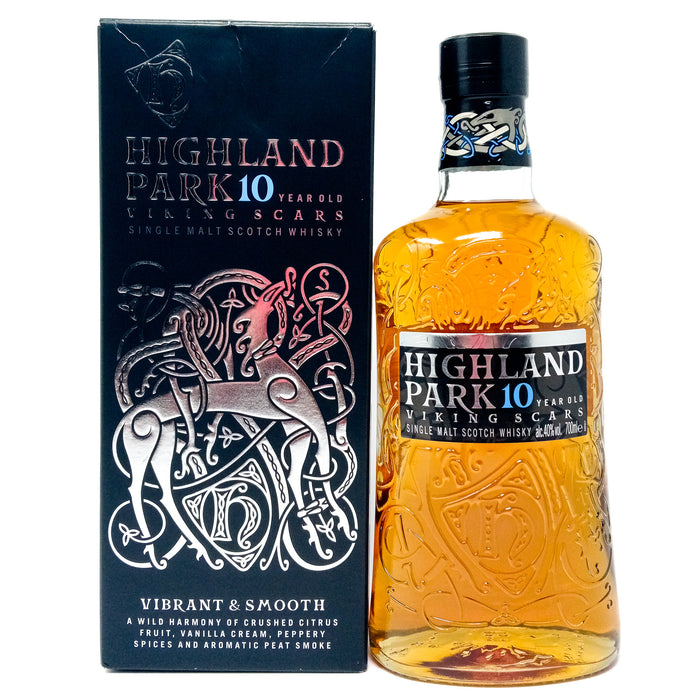 Highland Park 10 Year Old Viking Scars Single Malt Scotch Whisky, 70cl, 40% ABV