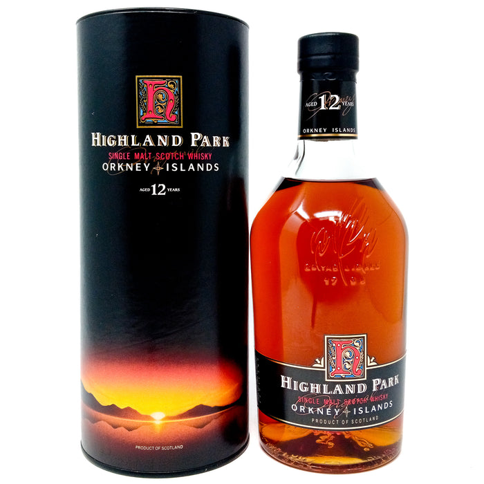 Highland Park 12 Year Old Dumpy Single Malt Scotch Whisky, 1L, 40% ABV