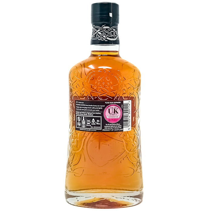 Highland Park 21 Year Old 2019 Release Single Malt Scotch Whisky, 70cl, 46% ABV