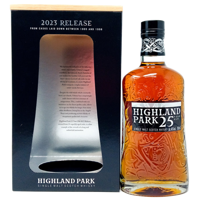 Highland Park 25 Year Old Spring 2023 Release Single Malt Scotch Whisky, 70cl, 46% ABV