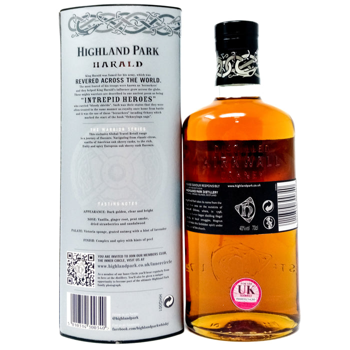 Highland Park Harald Single Malt Scotch Whisky, 70cl, 40% ABV