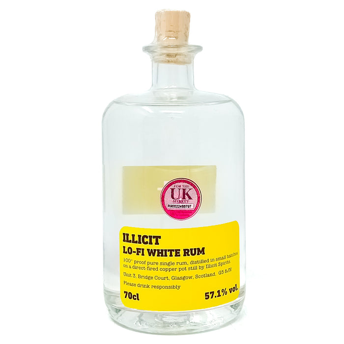 Illicit Lo-Fi White Rum, 70cl, 57.1% ABV