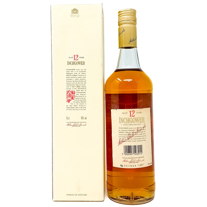 Inchgower 12 Year Old Single Malt Scotch Whisky, 75cl, 40% ABV