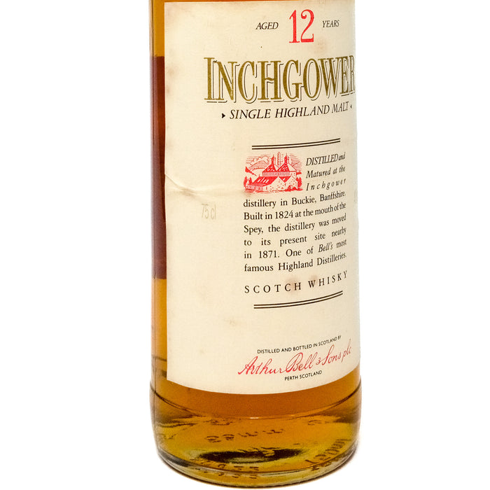 Inchgower 12 Year Old Single Malt Scotch Whisky, 75cl, 40% ABV