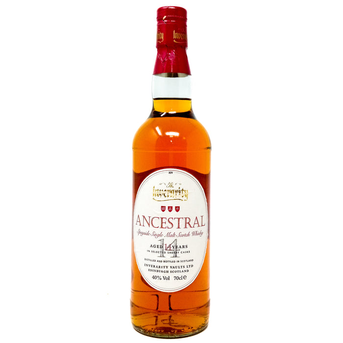 Inverarity Ancestral 14 Year Old Single Malt Scotch Whisky, 70cl, 40% ABV