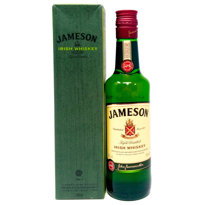 Jameson Irish Whiskey, Half Bottle, 20cl, 40% ABV