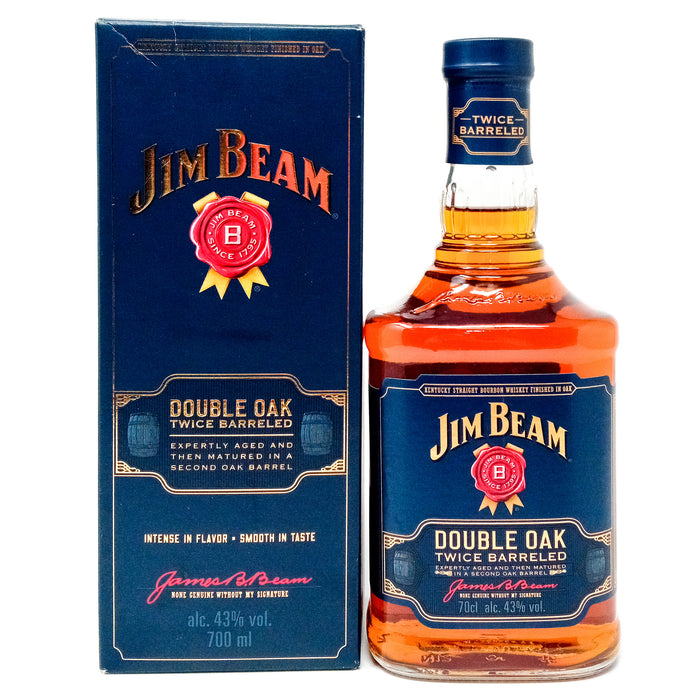 Jim Beam Double Cask Kentucky Straight Bourbon Whiskey, 70cl, 43% ABV