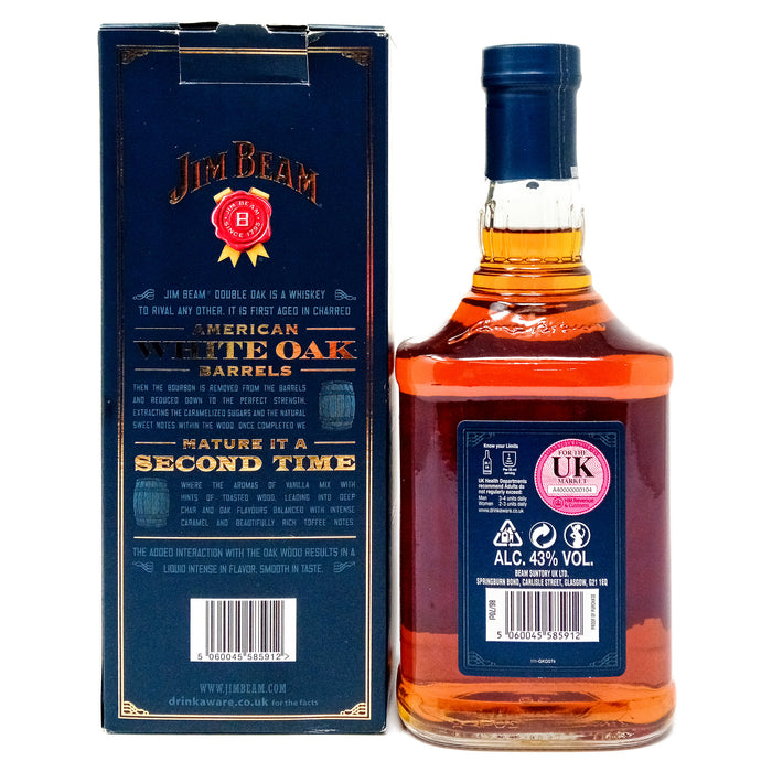 Jim Beam Double Cask Kentucky Straight Bourbon Whiskey, 70cl, 43% ABV