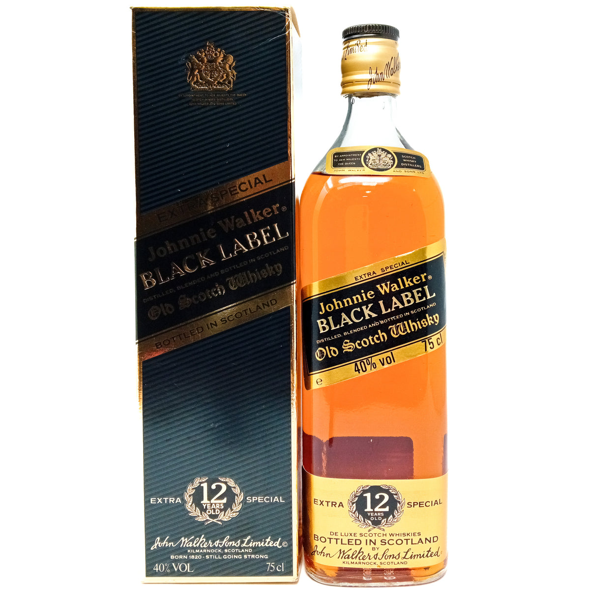 Johnnie Walker Black Label Extra Special Blended Scotch Whisky, 75cl, 40%  ABV