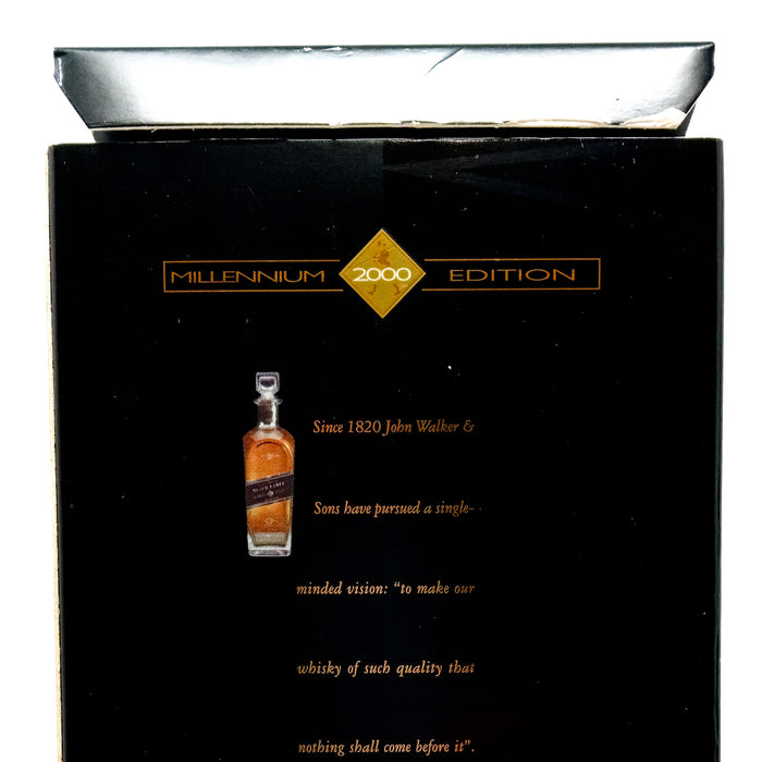 Johnnie Walker 12 Year Old Black Millennium Decanter Blended Scotch Whisky,  70cl, 40% ABV