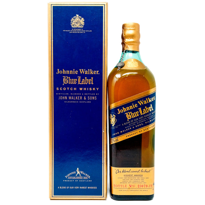 Johnnie Walker Blue Label Old Style Blended Scotch Whisky, 75cl, 43% ABV