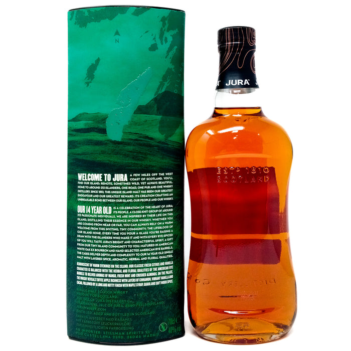 Jura 14 Year Old American Rye Cask Single Malt Scotch Whisky, 70cl, 40% ABV