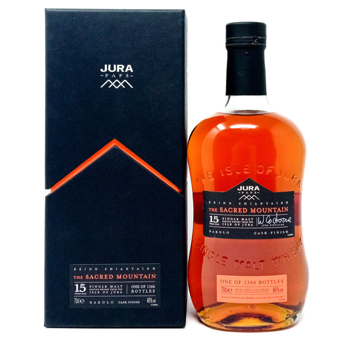 Jura Paps 15 Year Old The Sacred Mountain Single Malt Scotch Whisky, 70cl, 46% ABV