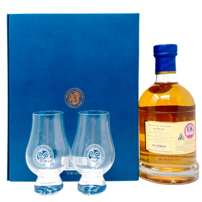 Kilchoman Machir Bay Gift Pack Single Malt Scotch Whisky, 70cl, 46% ABV