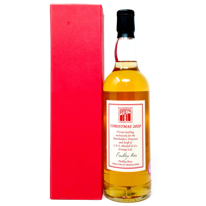 Kilkerran 14 Year Old 2020 Rum Wood Christmas Edition Single Malt Scotch Whisky, 70cl, 46.0% ABV