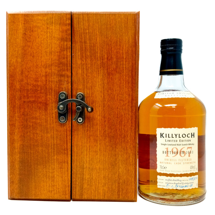 Killyloch 1967 Cask Strength Single Malt Scotch Whisky, 70cl, 40% ABV