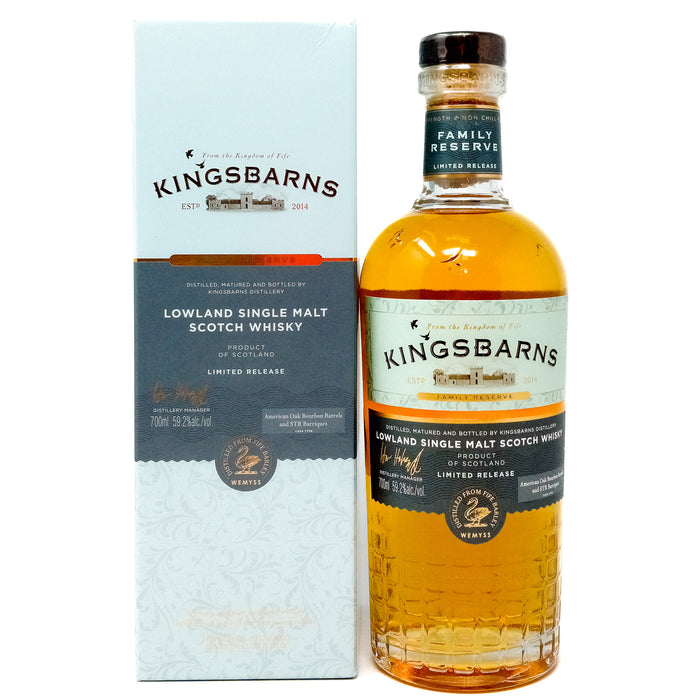 Kingsbarns Family Reserve Limited Release Single Malt Scotch Whisky, 70cl, 59.2% ABV