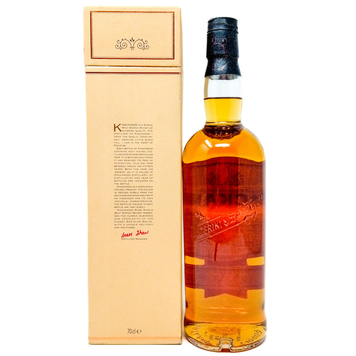 Knockando 1978 Single Malt Scotch Whisky, 70cl, 40% ABV