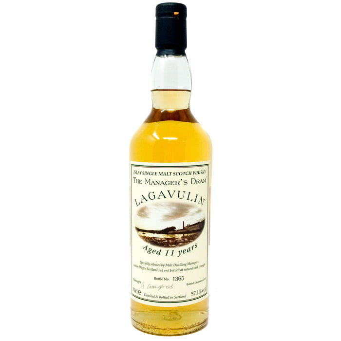 Lagavulin 11 Year Old Manager's Dram Single Malt Scotch Whisky, 70cl, 57.1% ABV