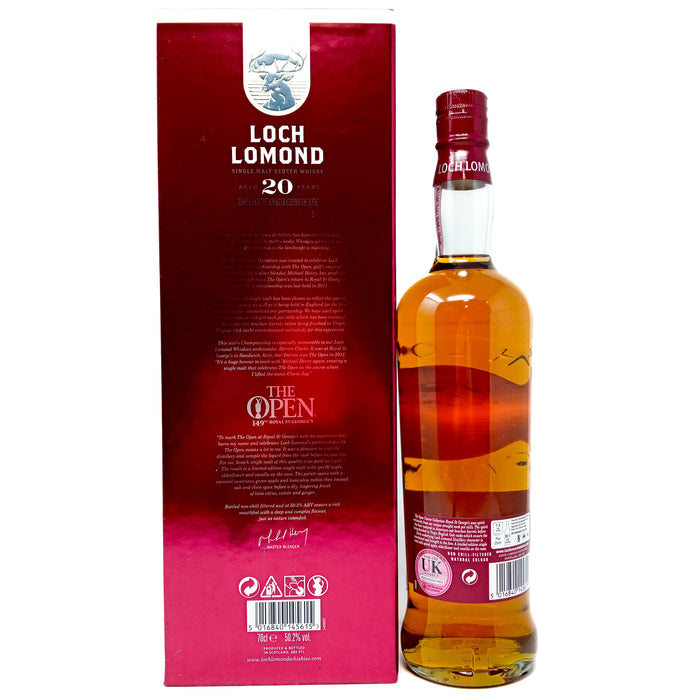 Loch Lomond 20 Year Old English Virgin Oak Finish The Open Course Collection Scotch Whisky, 70cl, 46% ABV