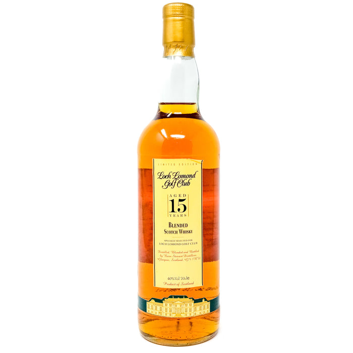 Loch Lomond Golf Club 15 Year Old Blended Scotch Whisky, 70cl, 40% ABV