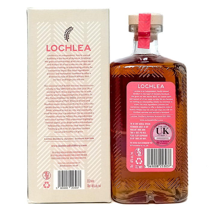 Lochlea Harvest Edition First Crop Single Malt Scotch Whisky, 70cl, 46% ABV